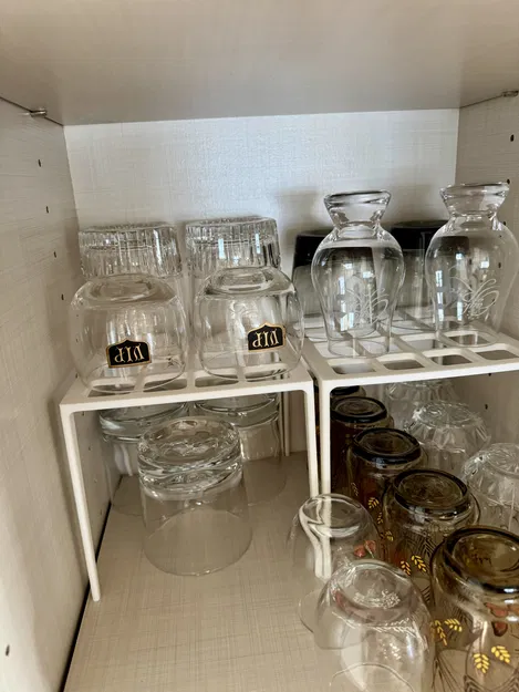 Kệ Đựng Ly Tách Cho Tủ Bếp (Cabinet Cup Organizer Shelf) - Image 5