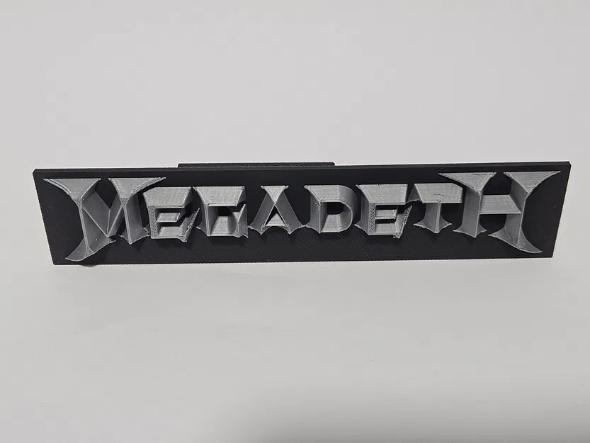 LOGO 3D MEGADETH - Image 2