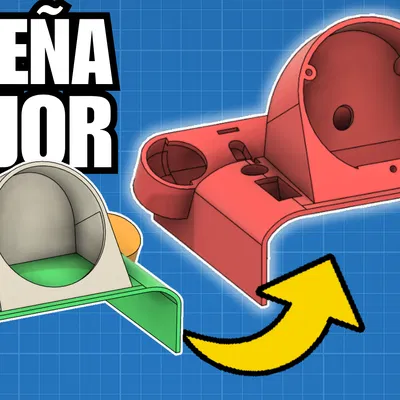 Vỏ Đèn Pha Xe Máy (Thiết Kế Lại Bằng Fusion 360)