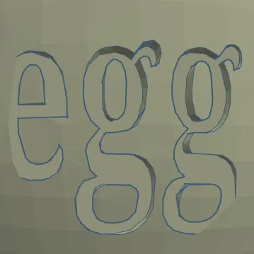 Mô hình quả trứng in 3D độc đáo trang trí để bàn