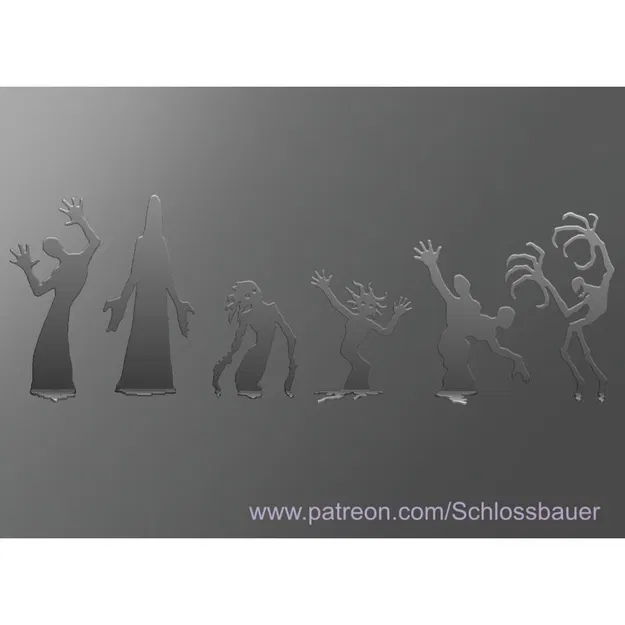 Bộ sưu tập mô hình bóng ma Shadows in 3D cho D&D và Tabletop - Image 1