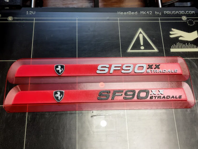 Chân đế và Bảng tên cho Lego Ferrari SF90 XX Stradale - Không cần MMU - Image 4