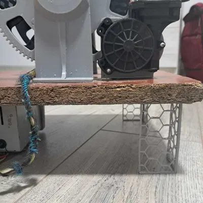 Chân bàn ghế họa tiết tổ ong (Honeycomb style leg)