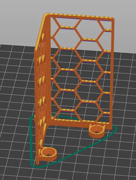 Chân bàn ghế họa tiết tổ ong (Honeycomb style leg) - Image 3