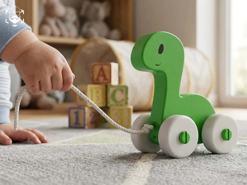 Tiro il Dino – Mô hình khủng long kéo theo cho bé - Image 1