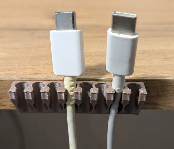 Kẹp giữ dây cáp thông minh in 3D (Parametric Cable Holder) - Image 2