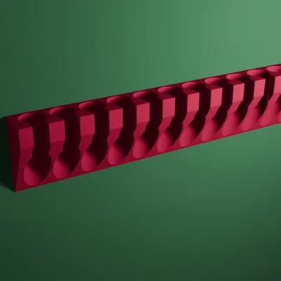Kẹp giữ dây cáp thông minh in 3D (Parametric Cable Holder)