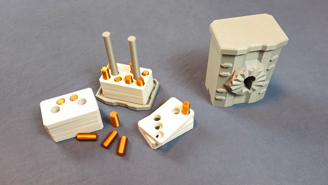 Lock Puzzle Prop - Đạo cụ khóa giải đố cho trò chơi nhập vai - Image 1