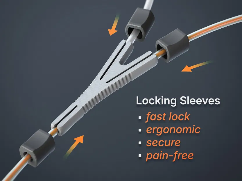 Quick-Lock Y-Splitter - Đầu chia nhựa thông minh, không cần khóa gài - Image 2