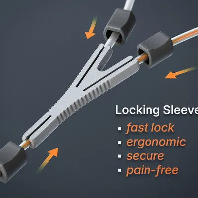 Quick-Lock Y-Splitter - Đầu chia nhựa thông minh, không cần khóa gài