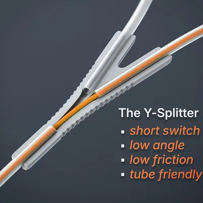 Quick-Lock Y-Splitter - Đầu chia nhựa thông minh, không cần khóa gài