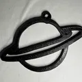 Móc khóa hành tinh (Planet Keychain) tự in 3D ấn tượng - Thumbnail 1
