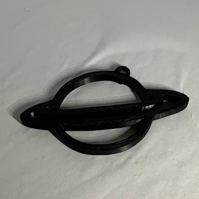 Móc khóa hành tinh (Planet Keychain) tự in 3D ấn tượng