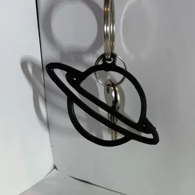 Móc khóa hành tinh (Planet Keychain) tự in 3D ấn tượng