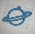 Móc khóa hành tinh (Planet Keychain) tự in 3D ấn tượng - Thumbnail 5