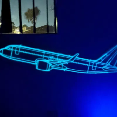 Tranh treo tường Airbus A320 khổng lồ! (In theo từng mảnh)