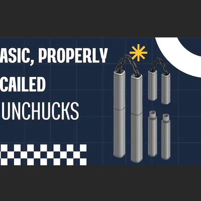 Côn nhị khúc cơ bản (Basic nunchucks)