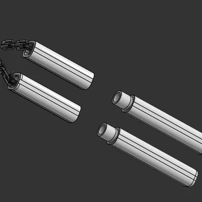 Côn nhị khúc cơ bản (Basic nunchucks)