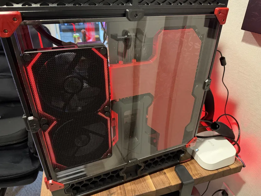 Lọc bụi nam châm cho quạt đôi 140mm - Image 1