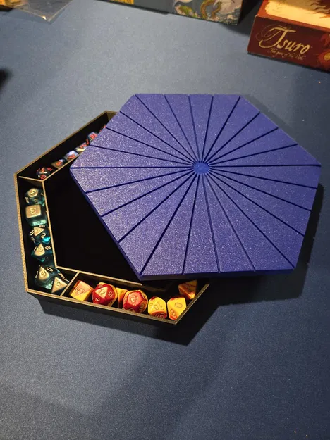 Khay đựng xúc xắc in 3D (bss's Printable Dice Tray) - Image 1