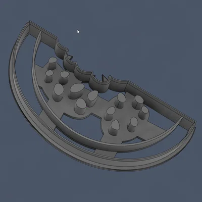 Khuôn cắt bánh quy hình miếng dưa hấu xinh xắn cho nhà bếp