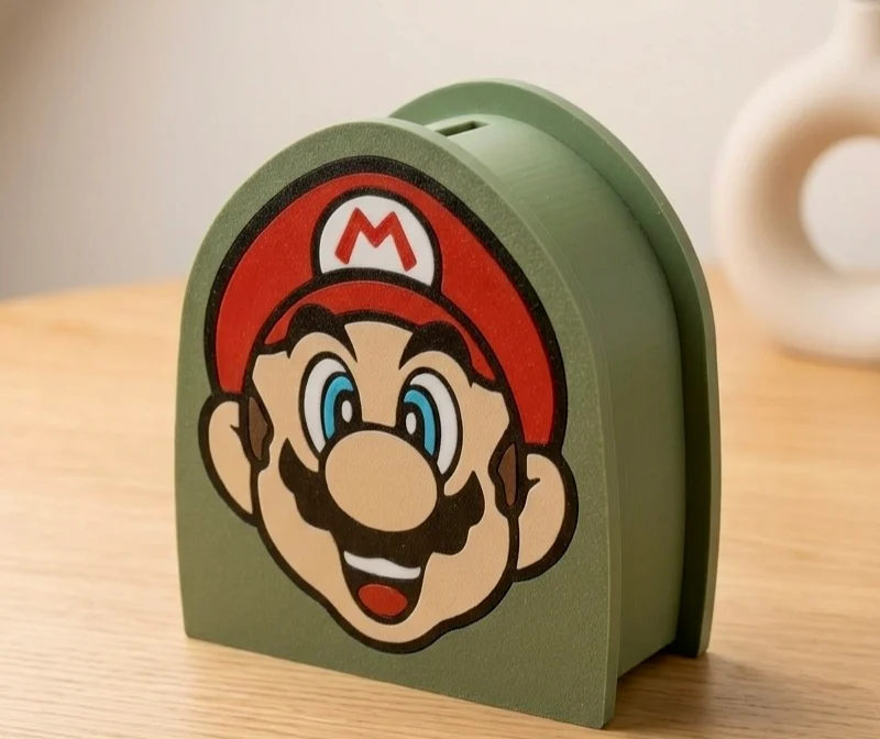 Heo đất Mario (Không cần máy in đa màu MMU)