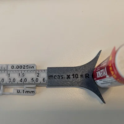 Thước đo bán kính cho Clamp Caliper
