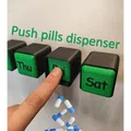 Dụng cụ đẩy thuốc viên và hộp chia thuốc theo tuần - Thumbnail 1