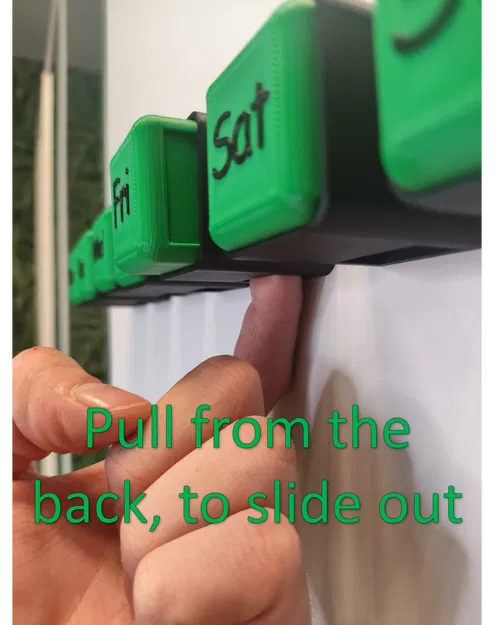 Dụng cụ đẩy thuốc viên và hộp chia thuốc theo tuần - Image 5