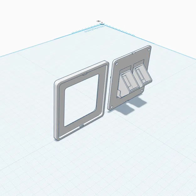 Mặt ốp tường kép cho cổng mạng RJ45 (Dual-Port Keystone Wall Plate) - Image 5