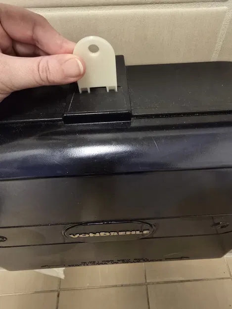 Chìa khóa mở hộp đựng giấy vệ sinh treo tường - Image 1