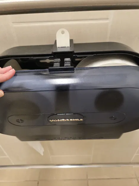 Chìa khóa mở hộp đựng giấy vệ sinh treo tường - Image 3