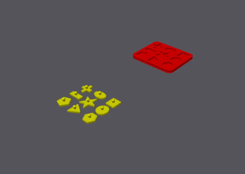 Mô hình đồ chơi lắp ghép hình học thông minh cho bé - Image 1