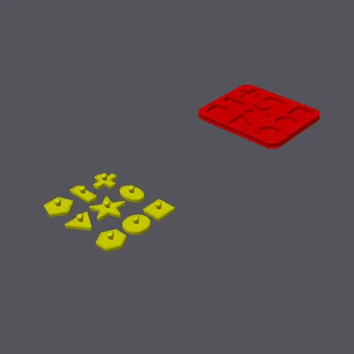 Mô hình đồ chơi lắp ghép hình học thông minh cho bé