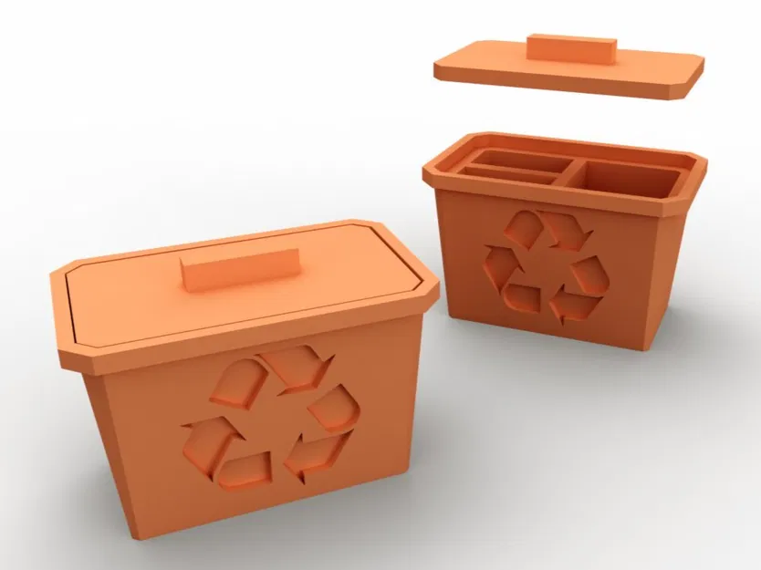 Thùng rác mini (Cajita Reciclado) - Image 1