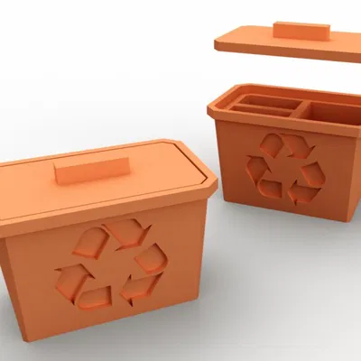 Thùng rác mini (Cajita Reciclado)