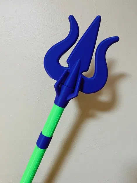 Cây gậy đinh ba Trident Staff - Đạo cụ Cosplay - Image 5