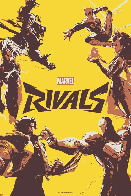 Poster Marvel Rivals (Mô hình in 3D) - Image 1