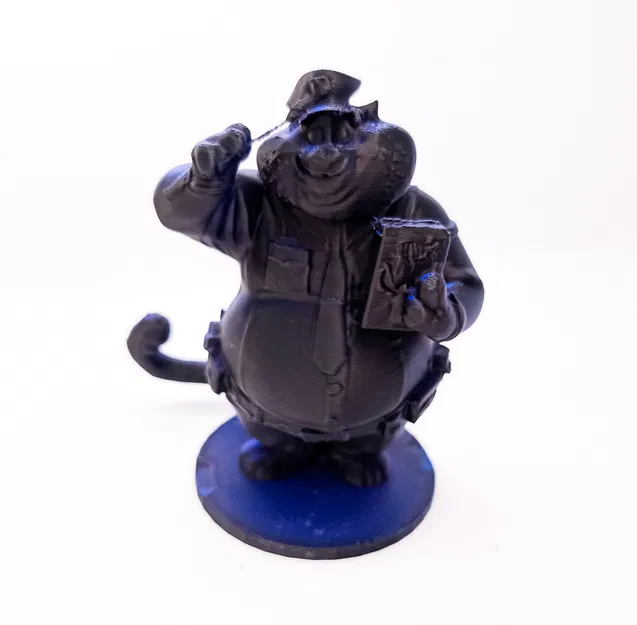 Mô hình 3D Officer Clawhauser trong phim Zootopia - Image 3