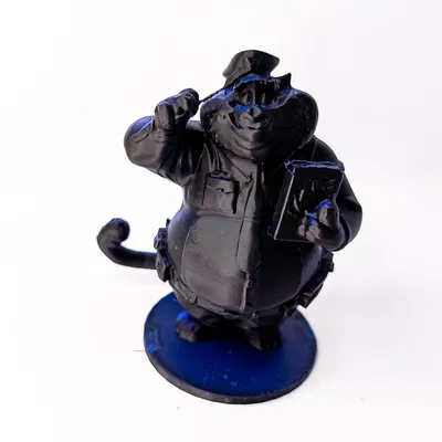 Mô hình 3D Officer Clawhauser trong phim Zootopia