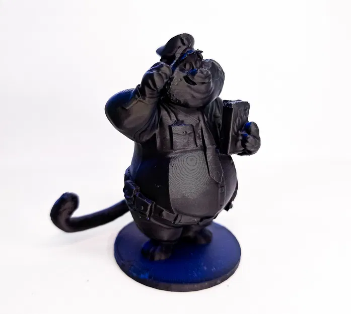Mô hình 3D Officer Clawhauser trong phim Zootopia - Image 6