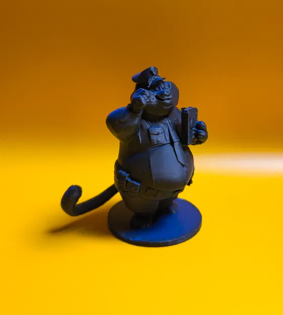 Mô hình 3D Officer Clawhauser trong phim Zootopia - Image 7