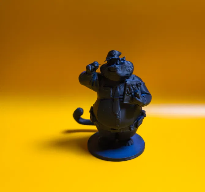 Mô hình 3D Officer Clawhauser trong phim Zootopia - Image 8