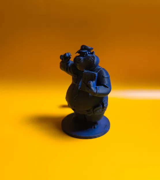 Mô hình 3D Officer Clawhauser trong phim Zootopia - Image 9