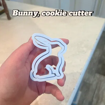 Khuôn cắt bánh hình thỏ 3D - Dụng cụ nhà bếp sáng tạo cho bé