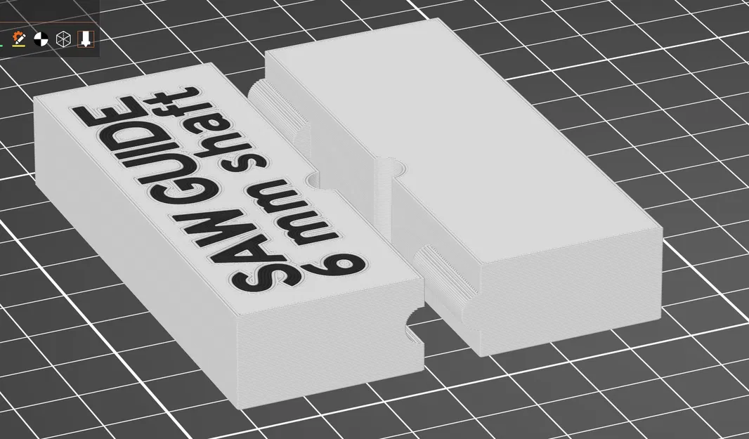 Đồ gá cưa phẳng cho Rotary Switch trục nhựa 6mm - Image 1