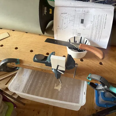 Đồ gá cưa phẳng cho Rotary Switch trục nhựa 6mm