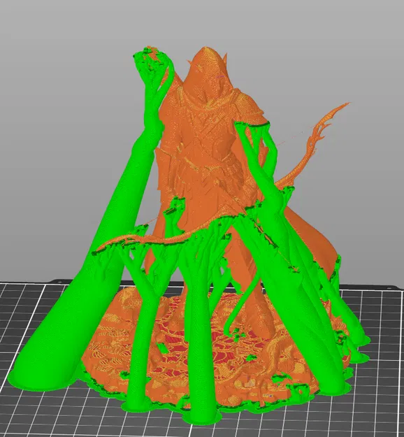 Bloodbound Realms – Elf – Veiled Grove Ranger (Mô hình STL in 3D Dark Fantasy) - Image 6