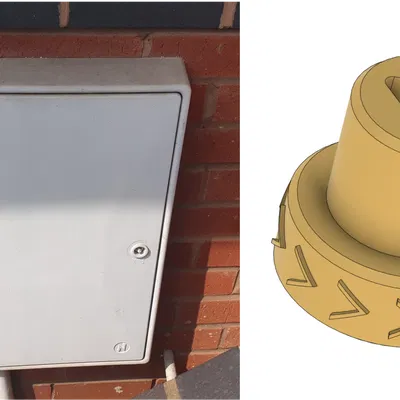 Chìa khóa tủ điện 8mm