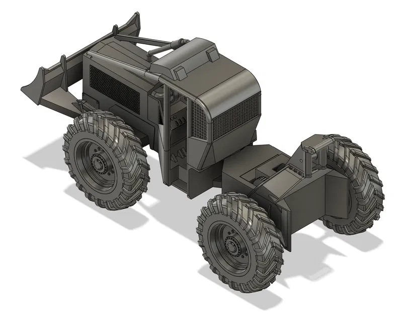 Mô hình xe kéo gỗ Timberjack 240A - Thiết kế tỉ lệ 1:16 chi tiết - Image 5